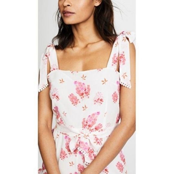 Athena Procopiou Sundown Breeze Silk Jumpsuit Romp - Picture 2 of 15